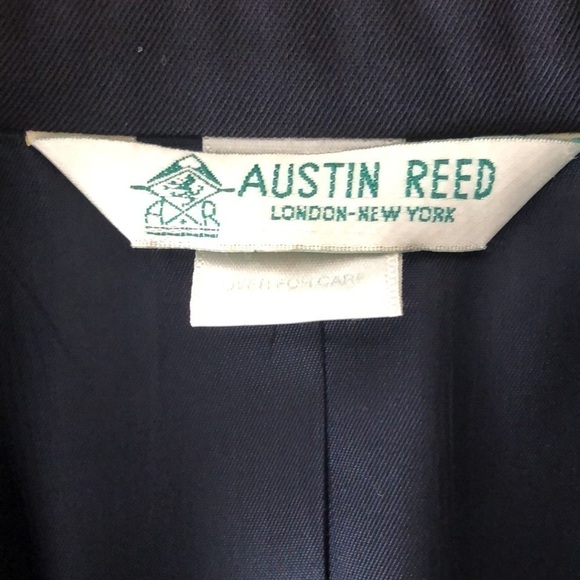 Austin Reed London-New York Wool Navy Double Breasted Blazer 6 - Picture 7 of 12